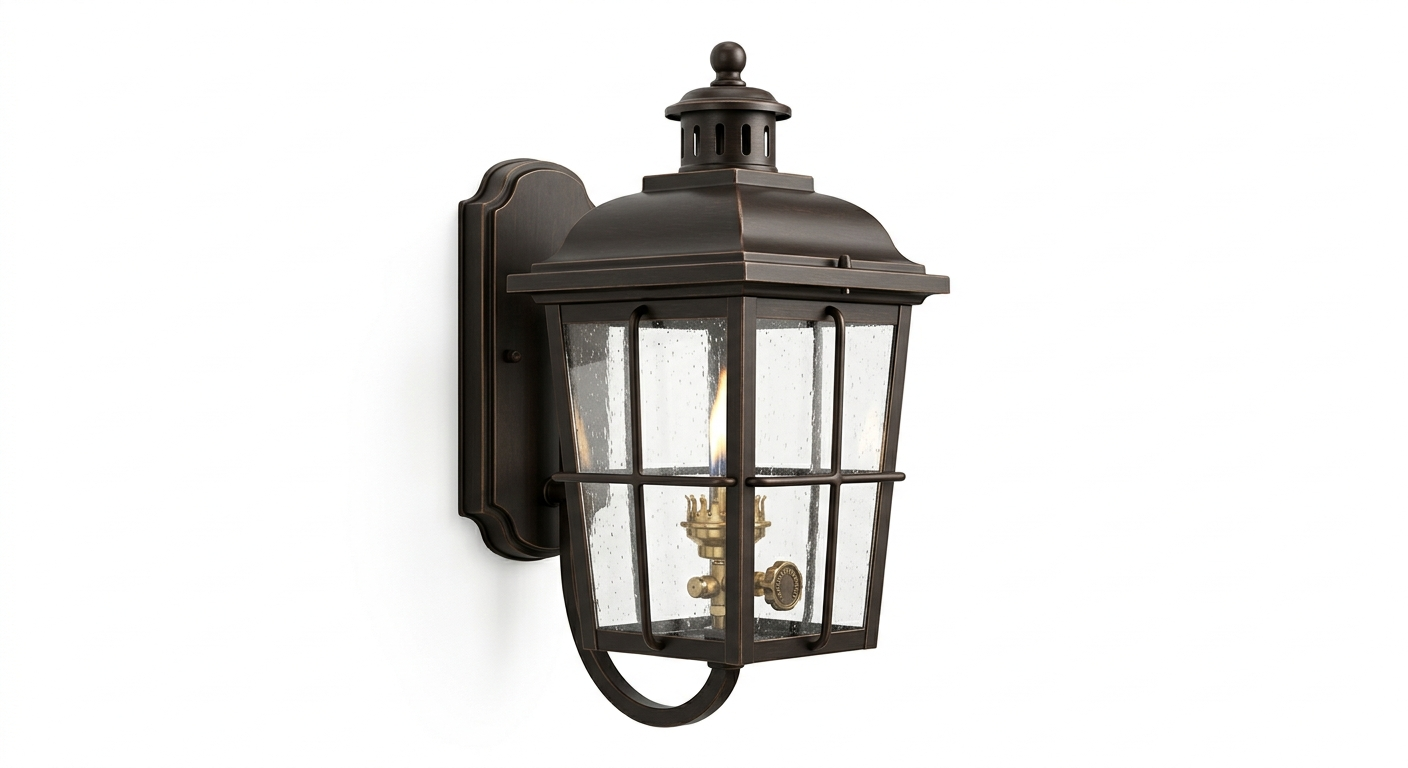 Bravelle Estate Bronze Outdoor Wall Lantern